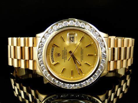 diamond rolex mens|pre owned men's diamond rolex.